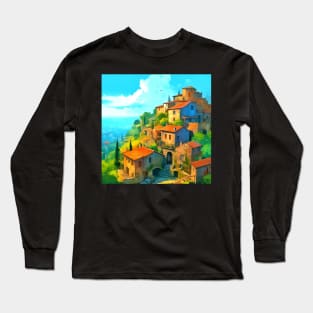 Tranquil Village Long Sleeve T-Shirt